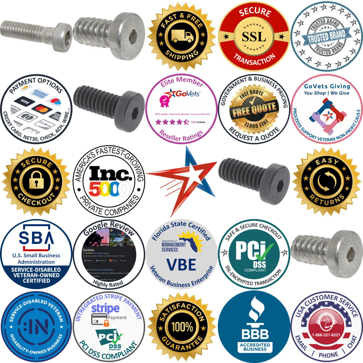 A selection of Low Socket Cap Screws products on GoVets