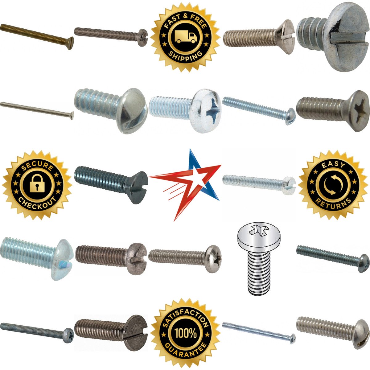 A selection of Machine Screws products on GoVets