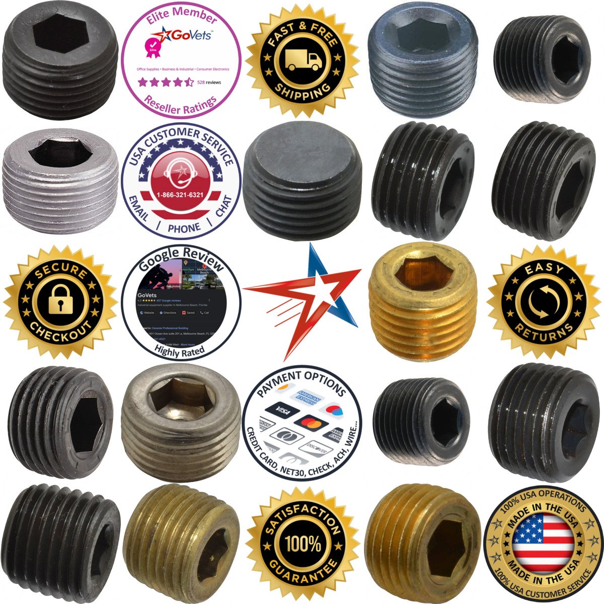 A selection of Socket Pressure Plugs products on GoVets