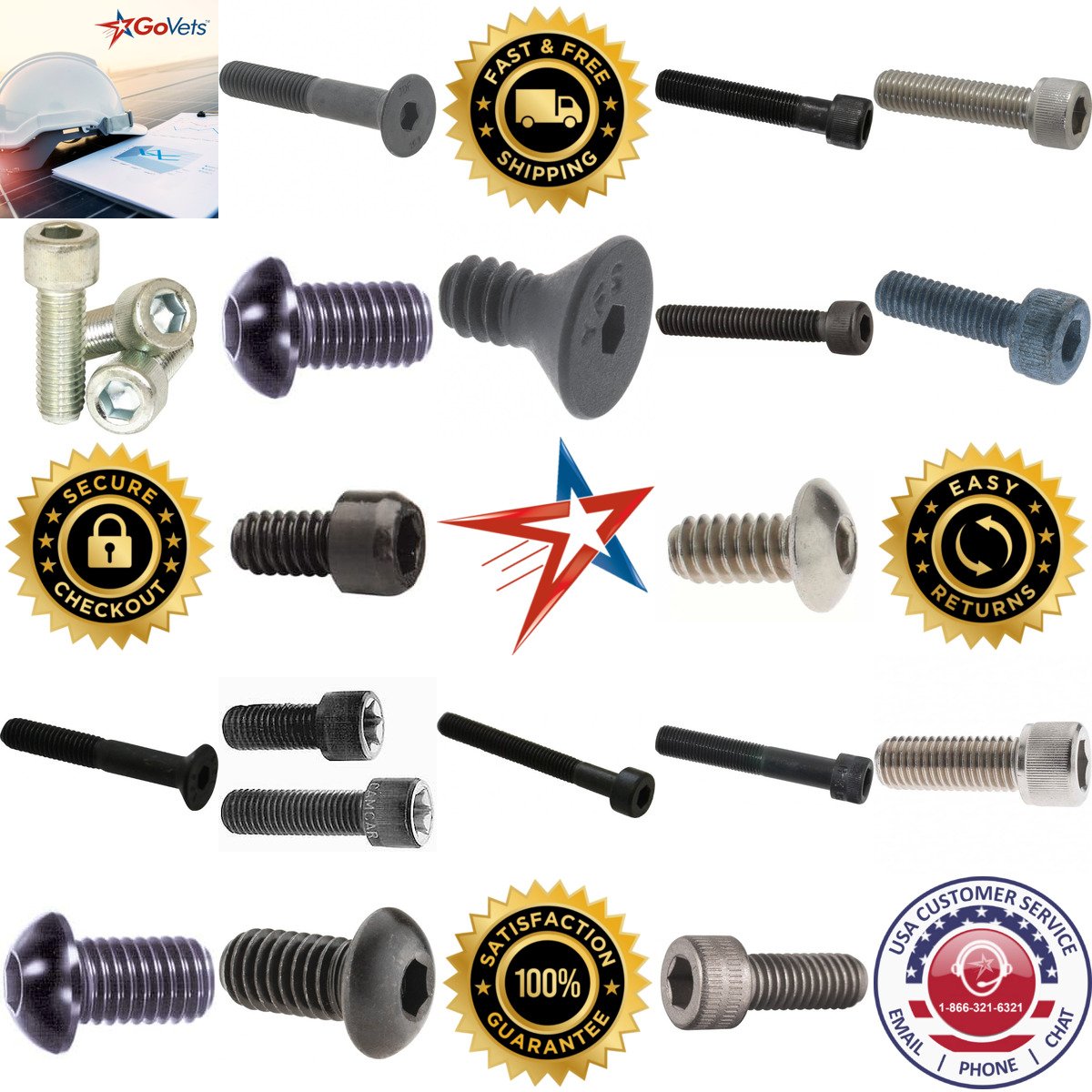 A selection of Socket Cap Screws products on GoVets