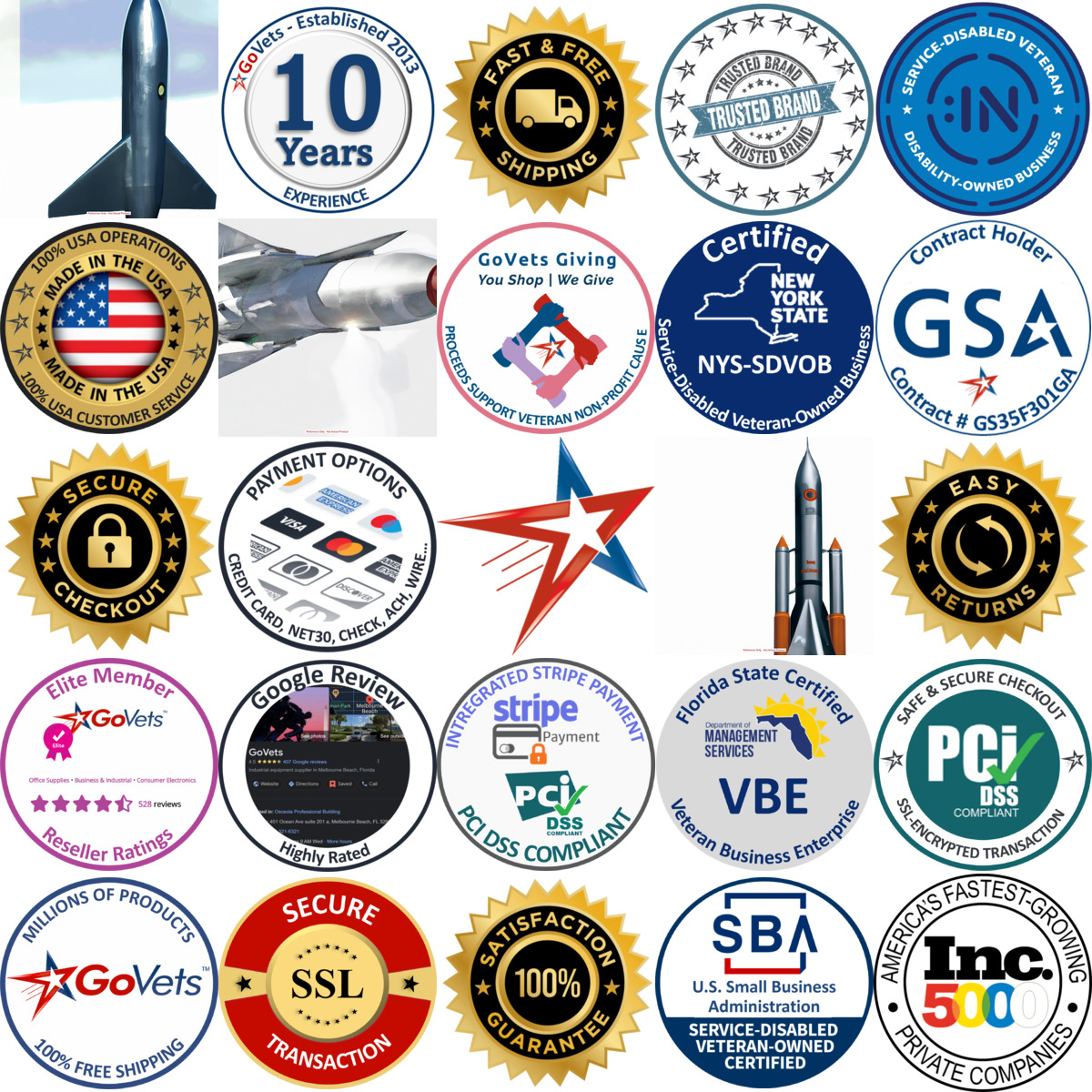 Millions of Products A selection of Komet products on GoVets