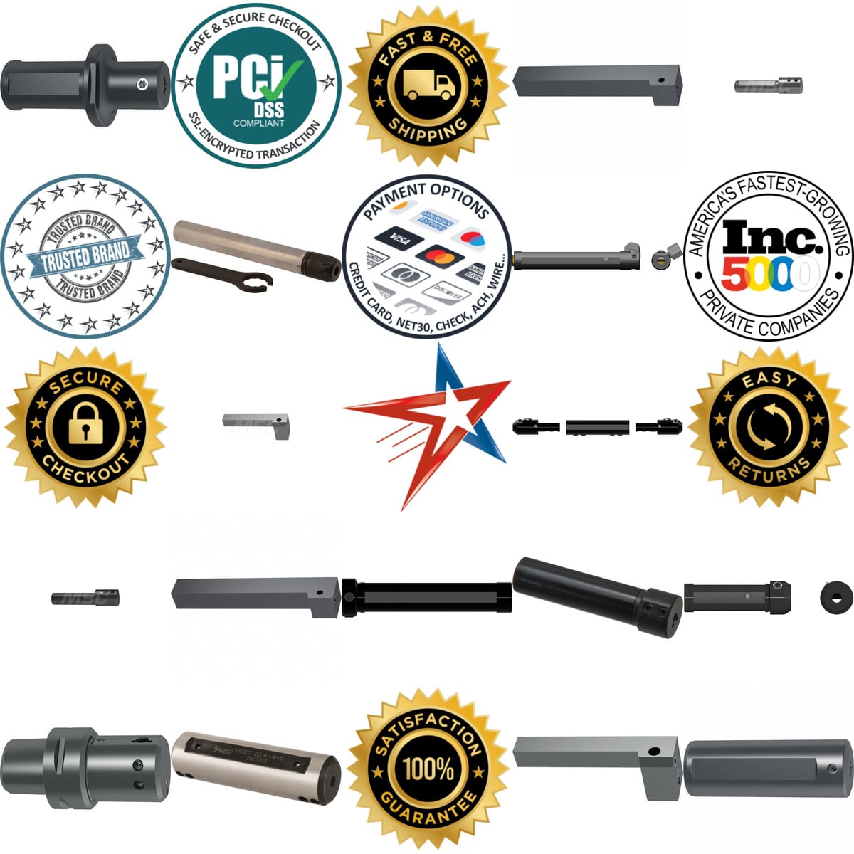 Millions of Products A selection of Boring and Grooving Bar Holders products on GoVets