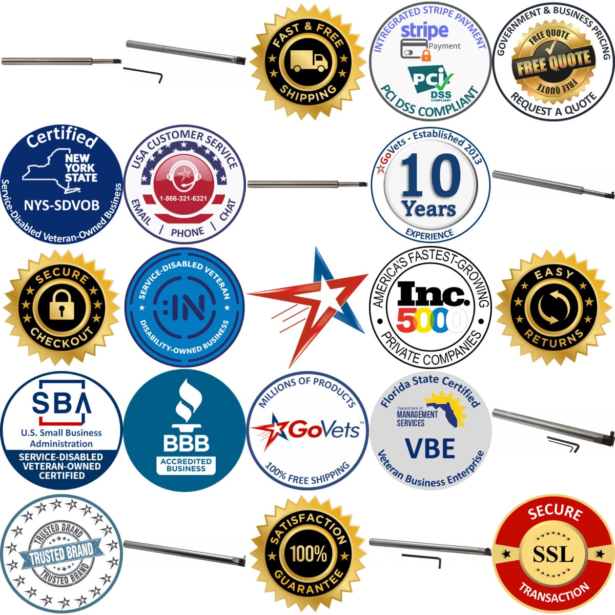 Millions of Products A selection of Everede Tool products on GoVets