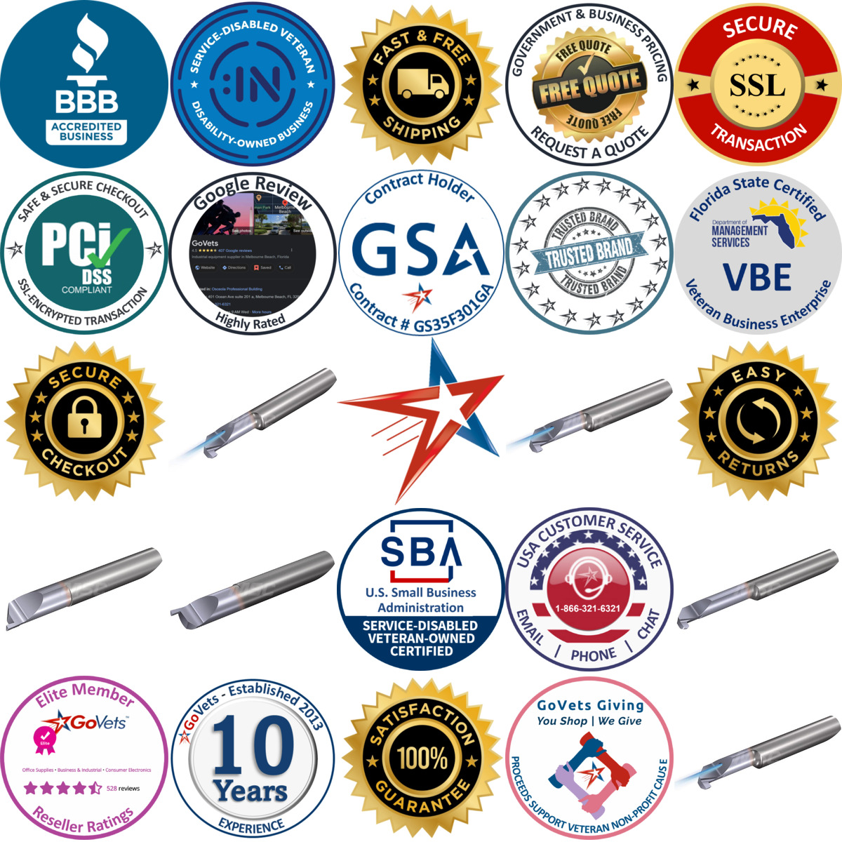 Millions of Products A selection of Vargus products on GoVets