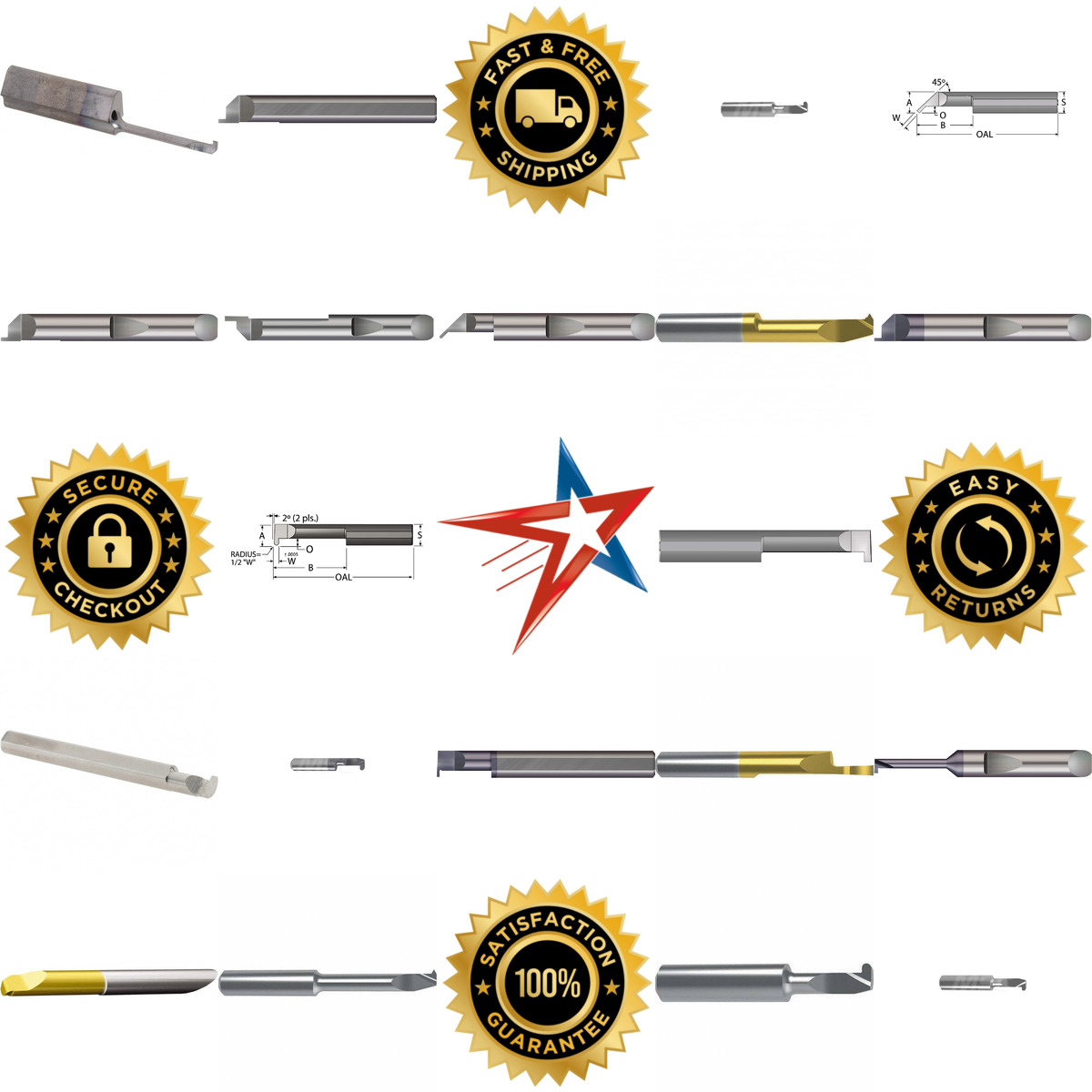 Millions of Products A selection of Grooving Tools products on GoVets