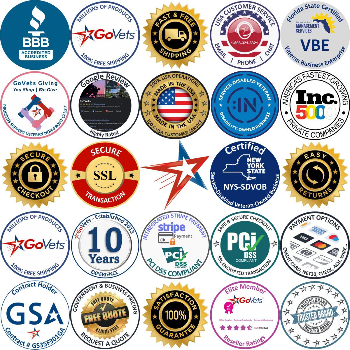 Millions of Products A selection of Msc products on GoVets