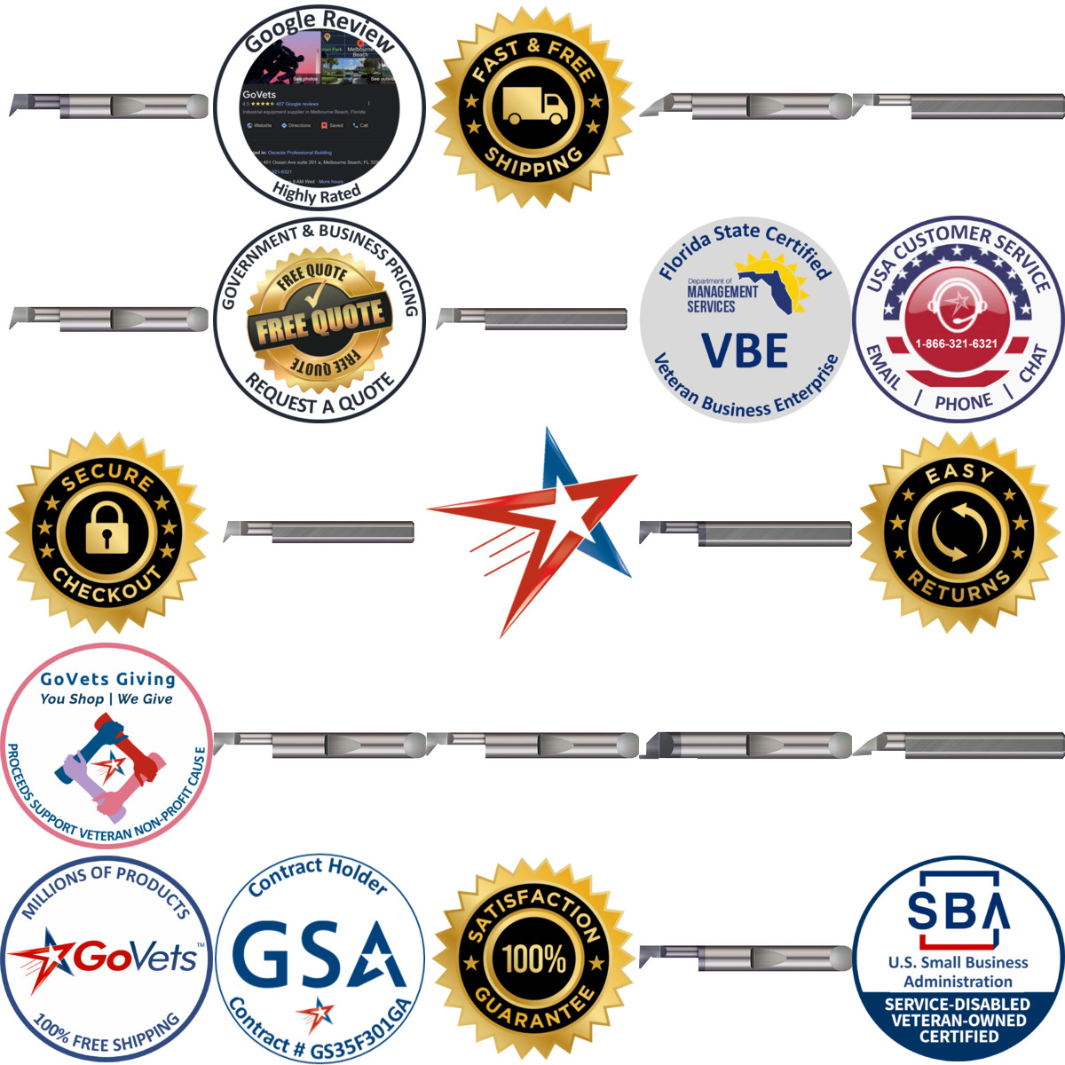 A selection of Profiling Tools products on GoVets