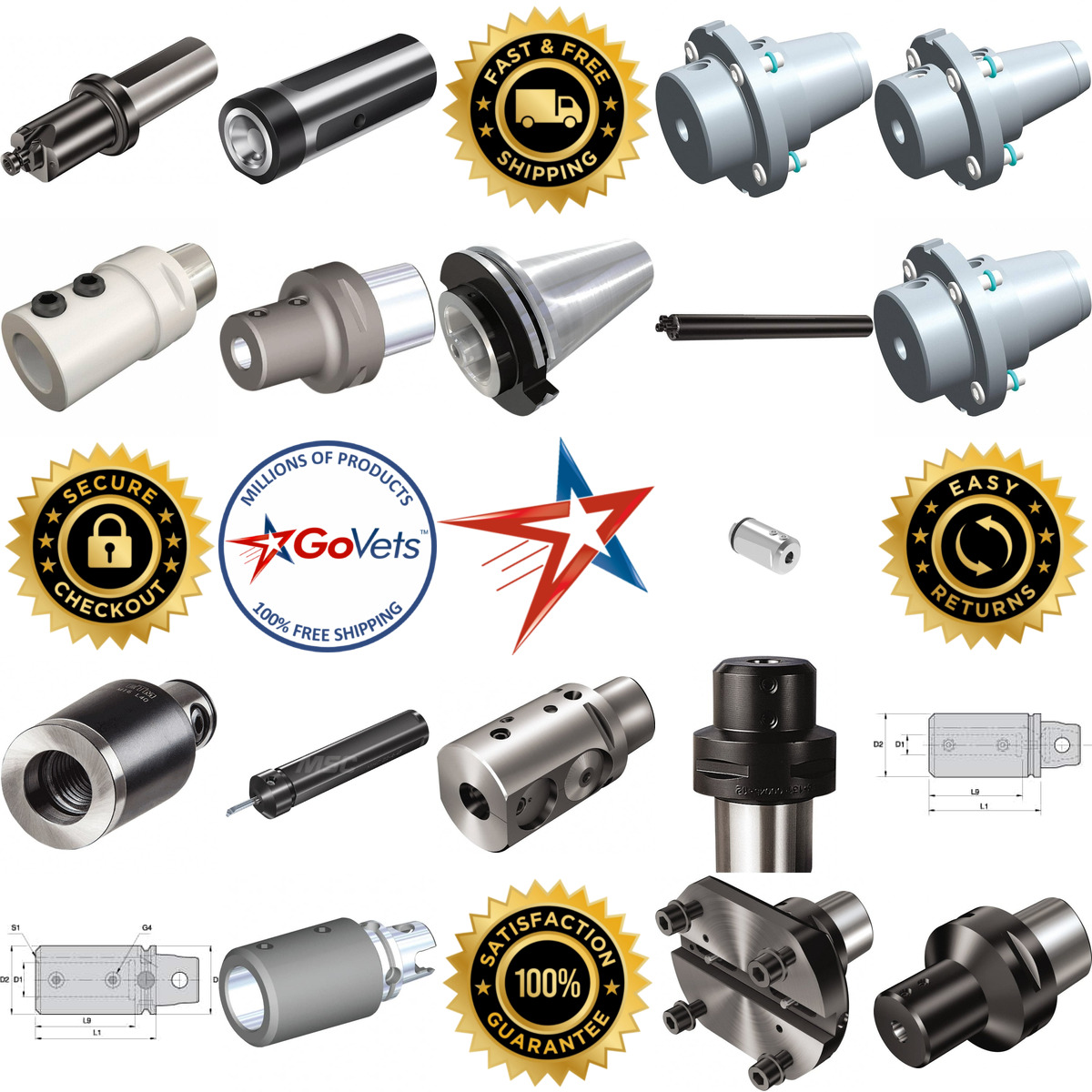 A selection of Boring Bar Holders and Adapters products on GoVets