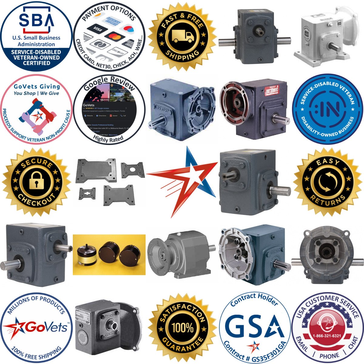 A selection of Brakes Clutches and Speed Reducers products on GoVets