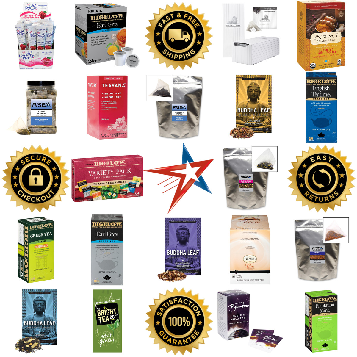 A selection of Tea products on GoVets