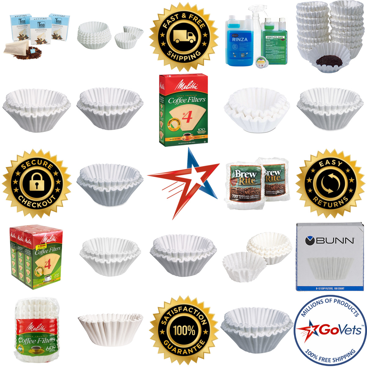 A selection of Coffee Filters products on GoVets