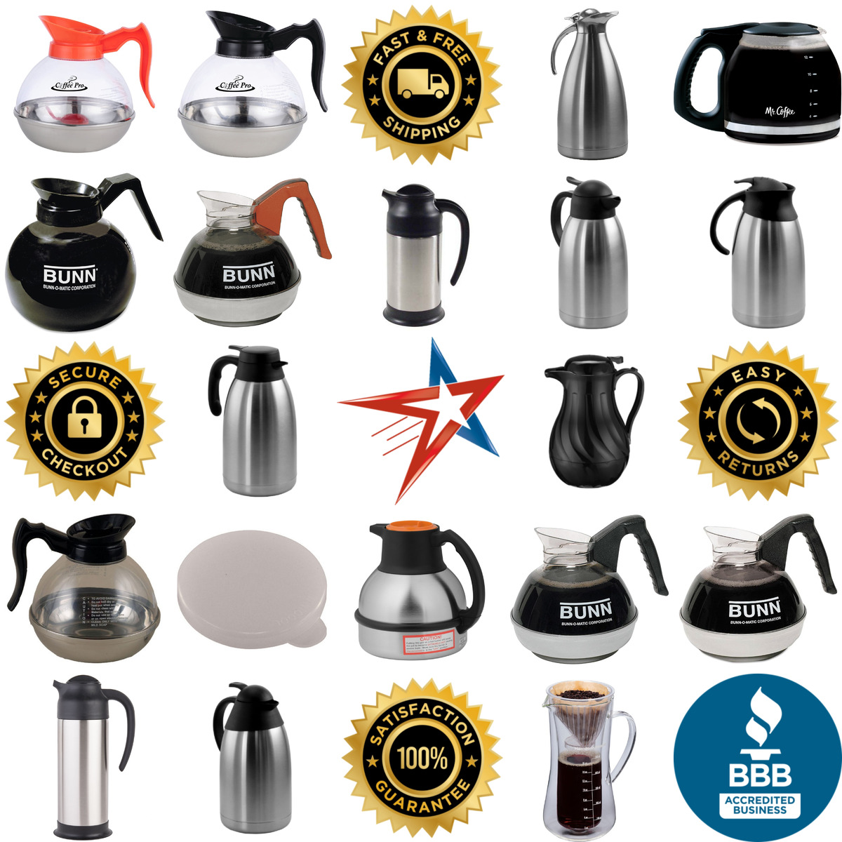 Millions of Products A selection of Coffee Pots products on GoVets
