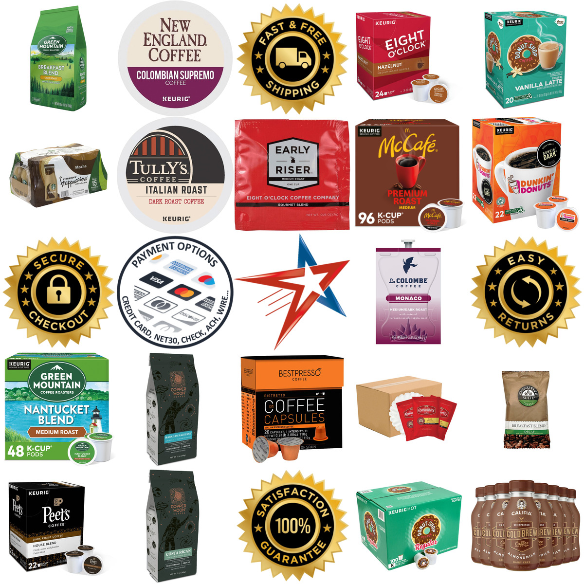 Millions of Products A selection of Coffee products on GoVets