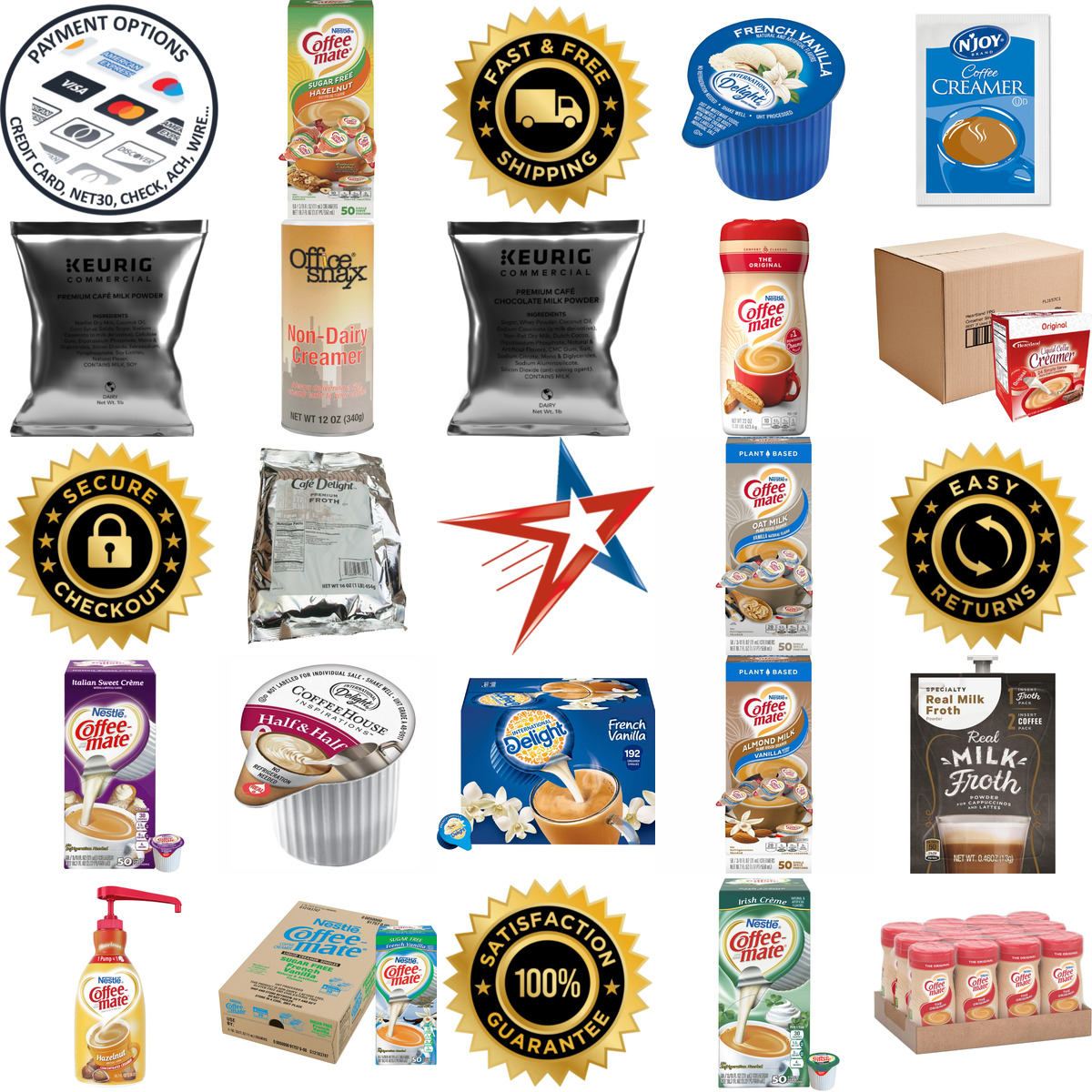 Millions of Products A selection of Creamers products on GoVets