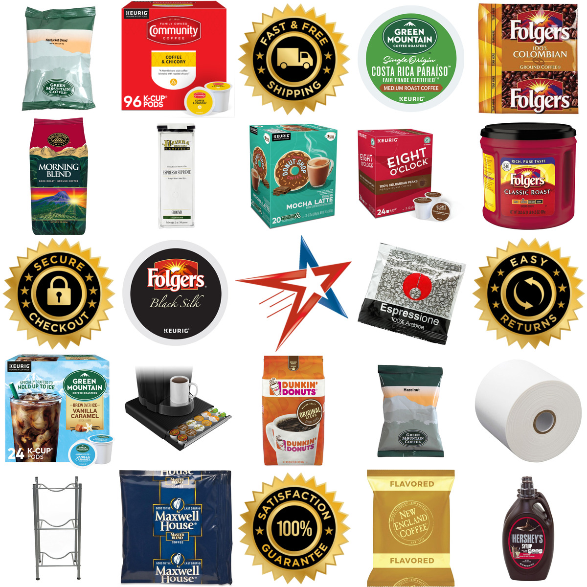 Millions of Products A selection of Coffee and Coffee Supplies products on GoVets