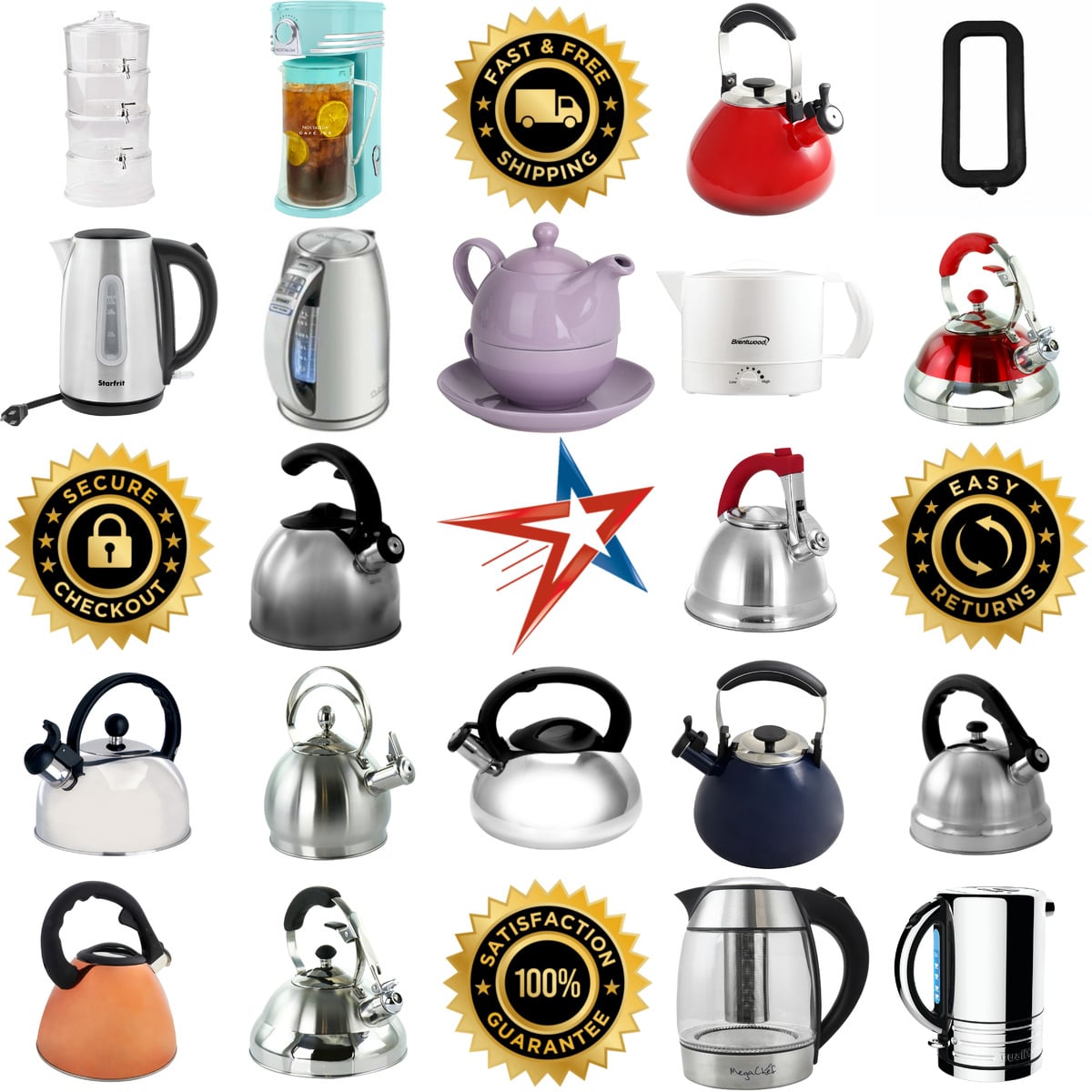 Millions of Products A selection of Teapots and Kettles products on GoVets