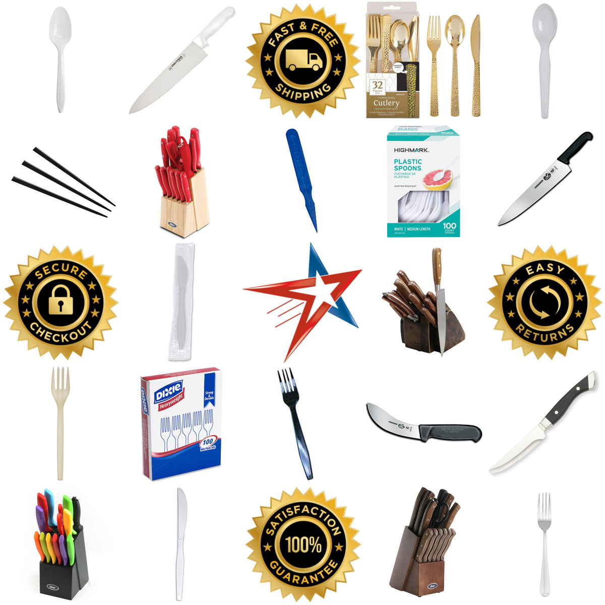 A selection of Cutlery products on GoVets