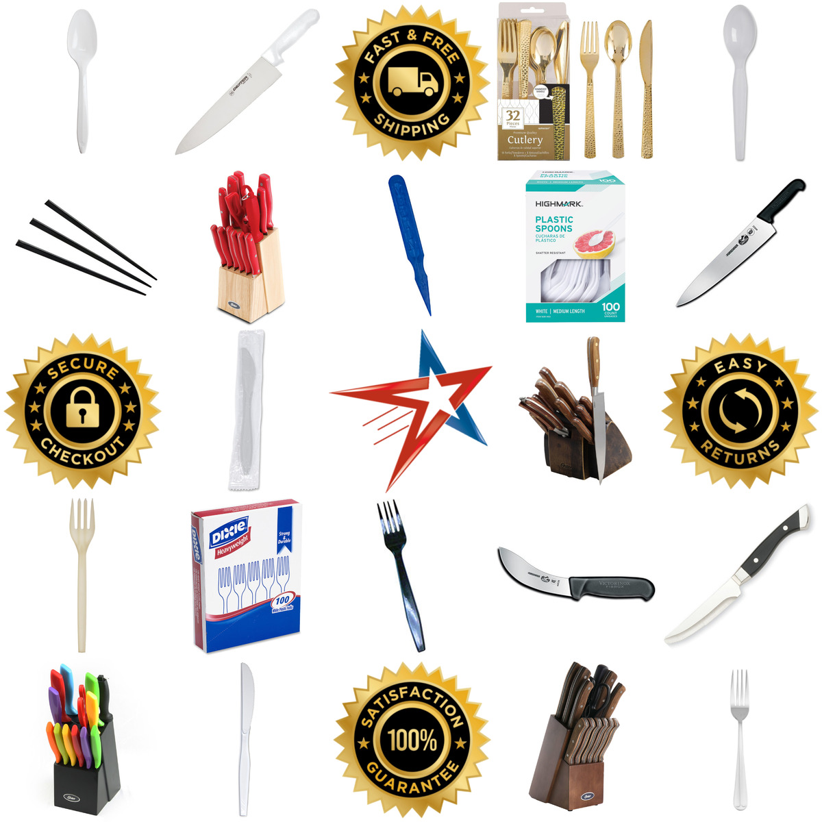 Millions of Products A selection of Cutlery products on GoVets