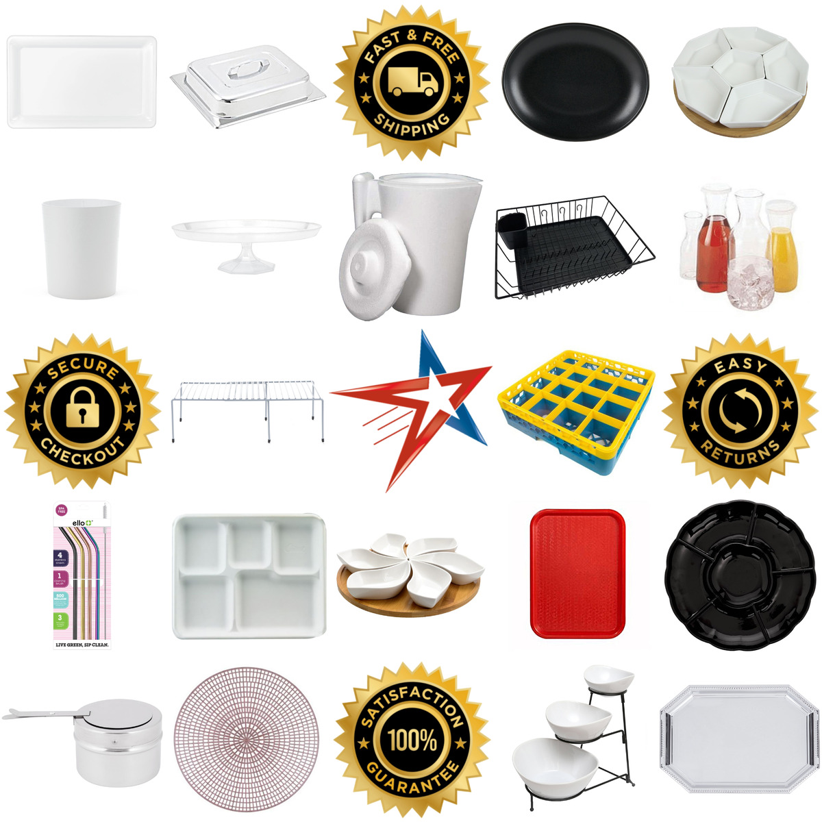 A selection of Serveware products on GoVets