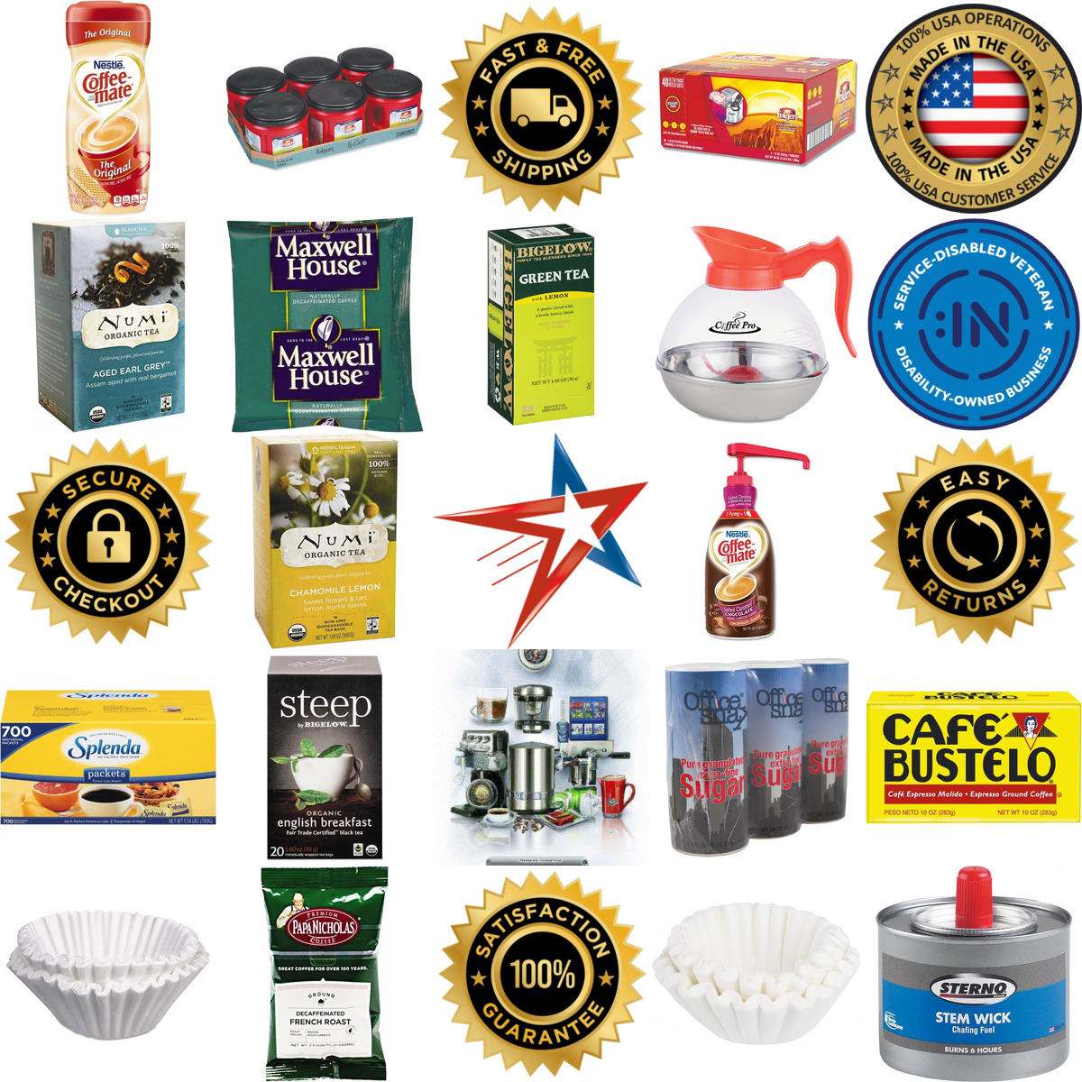 A selection of Coffee Tea and Accessories products on GoVets