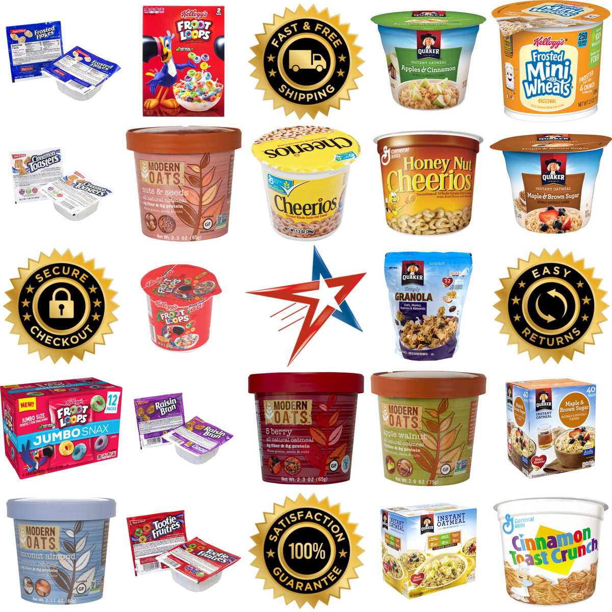 Millions of Products A selection of Breakfast and Cereal products on GoVets