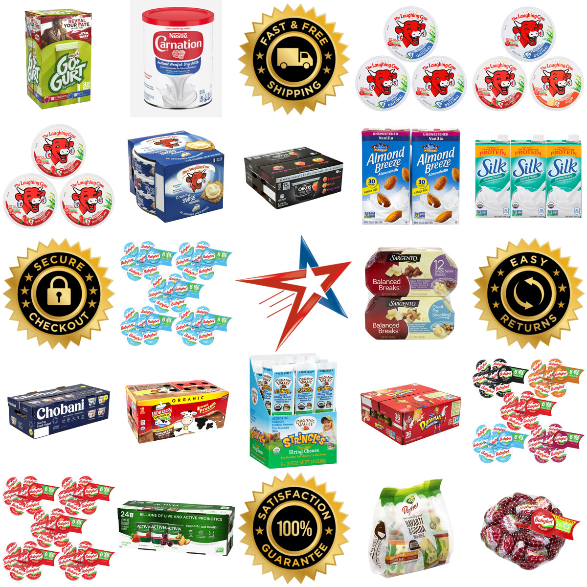 Millions of Products A selection of Dairy products on GoVets