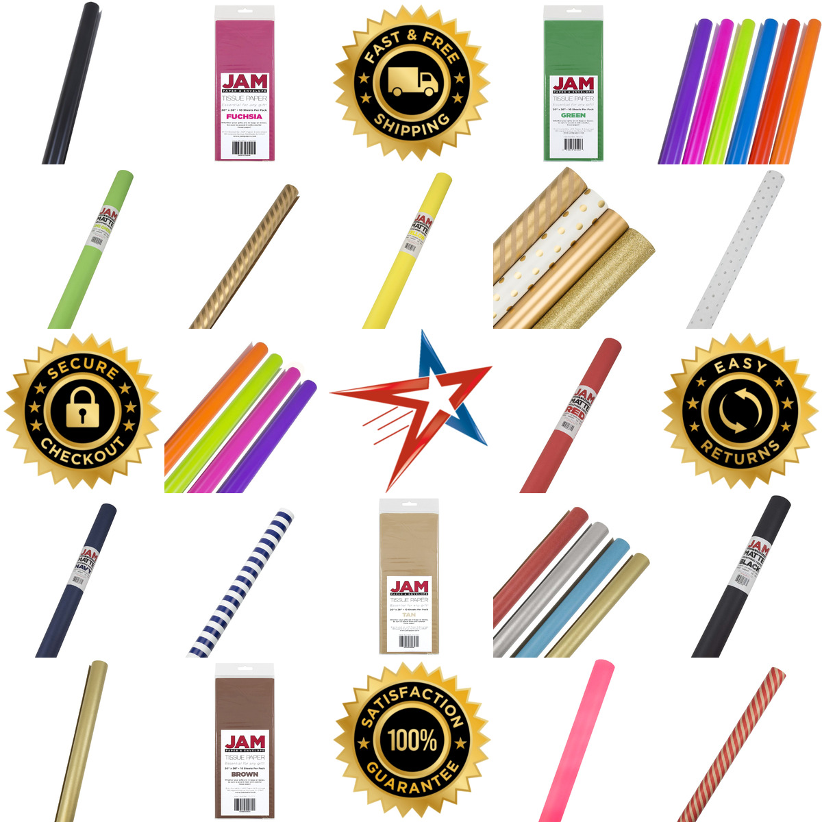 Millions of Products A selection of Gift Wrap Bags and Tissue Paper products on GoVets