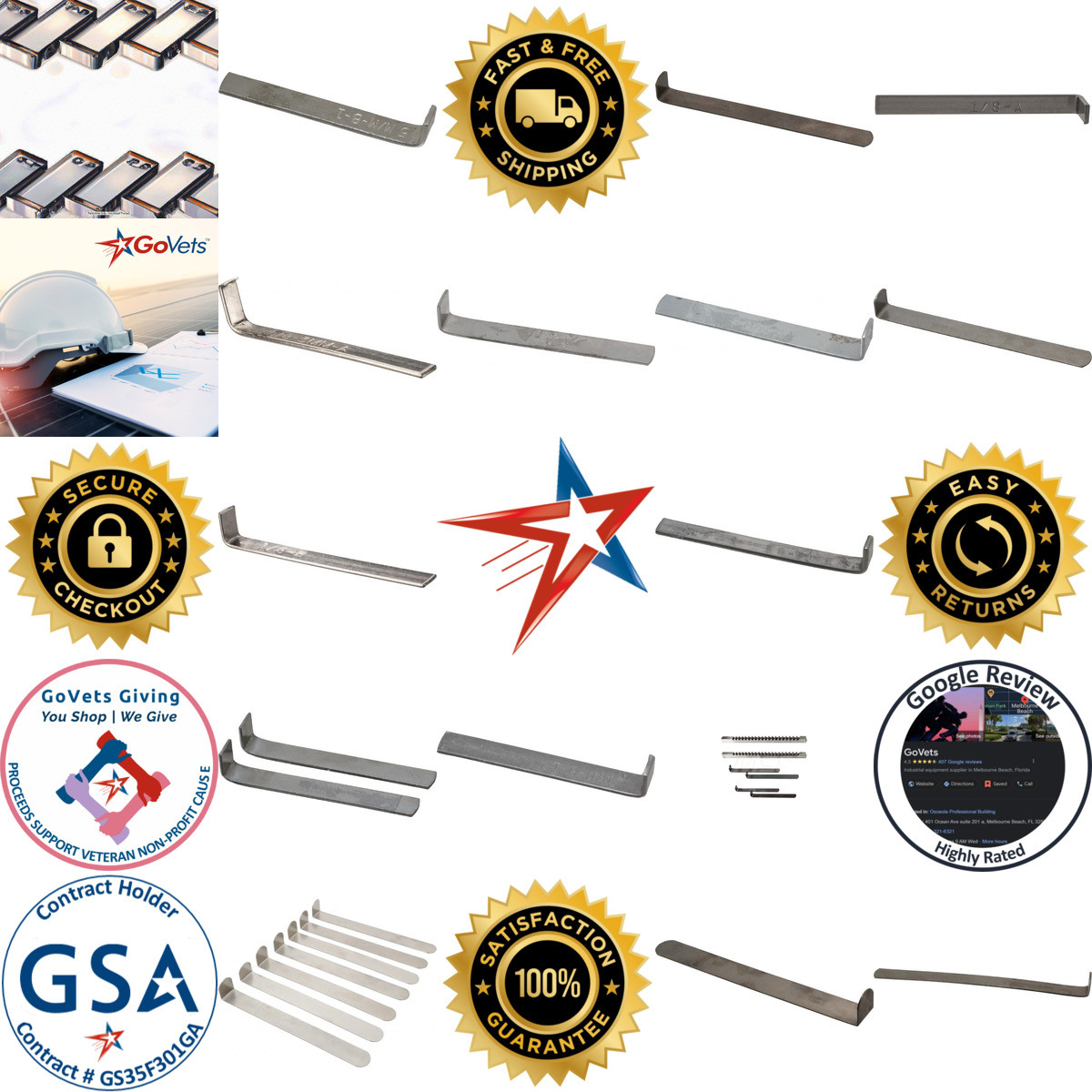 A selection of Broach Shims products on GoVets