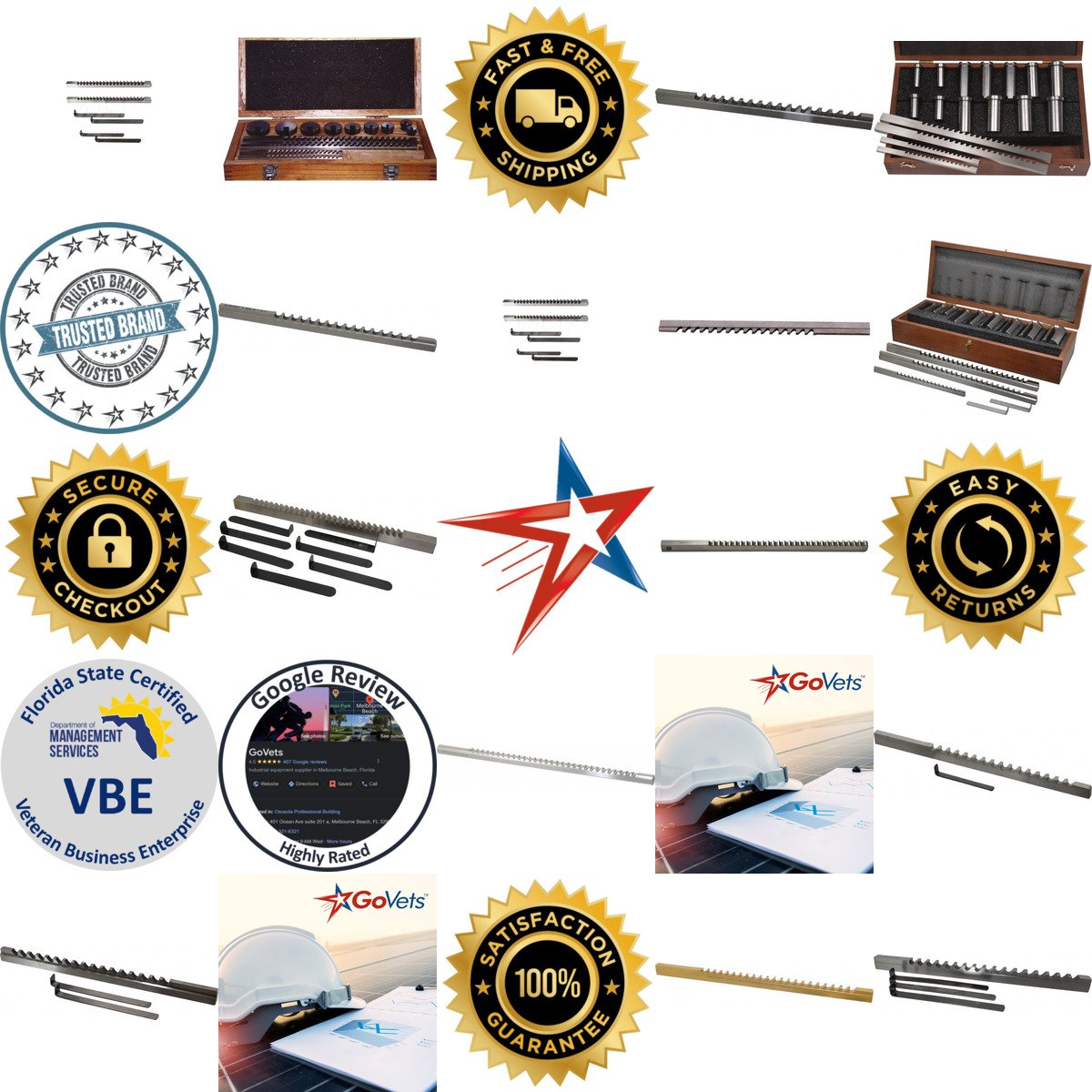 A selection of Keyway Broaches and Sets products on GoVets