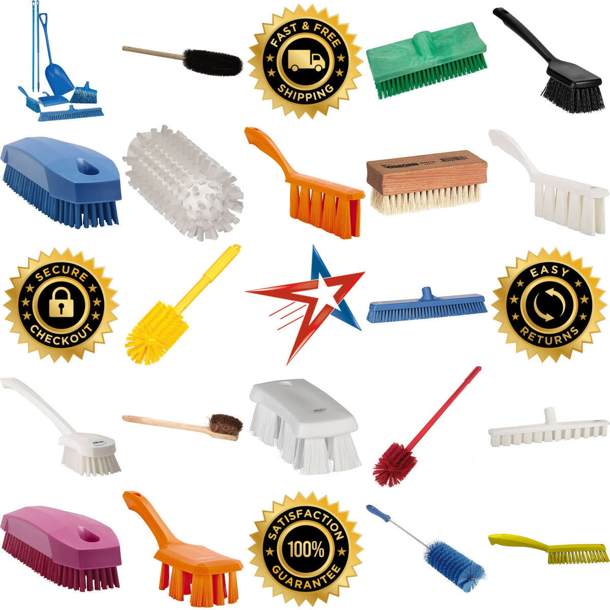 A selection of Cleaning and Finishing Brushes products on GoVets