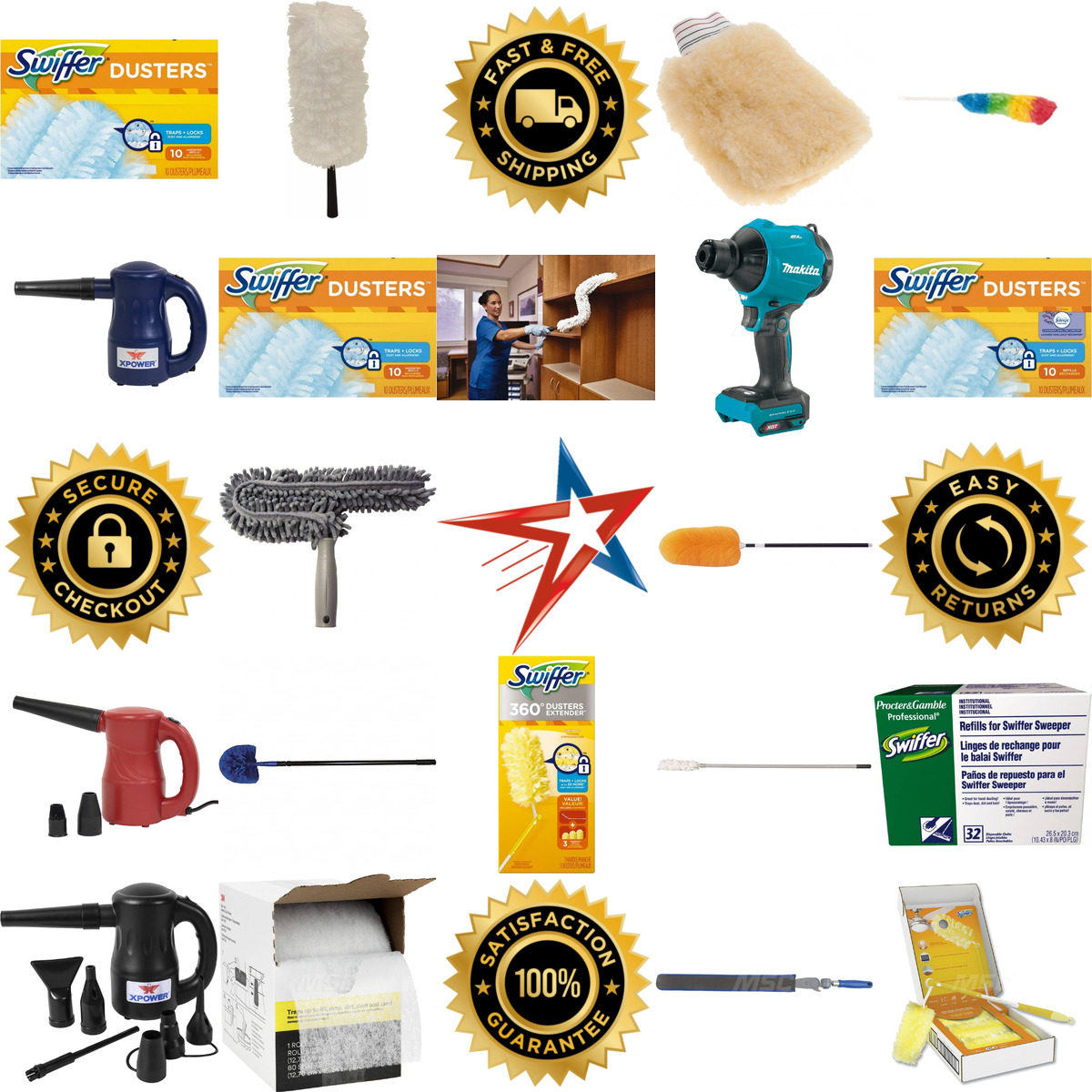 A selection of Dusters products on GoVets