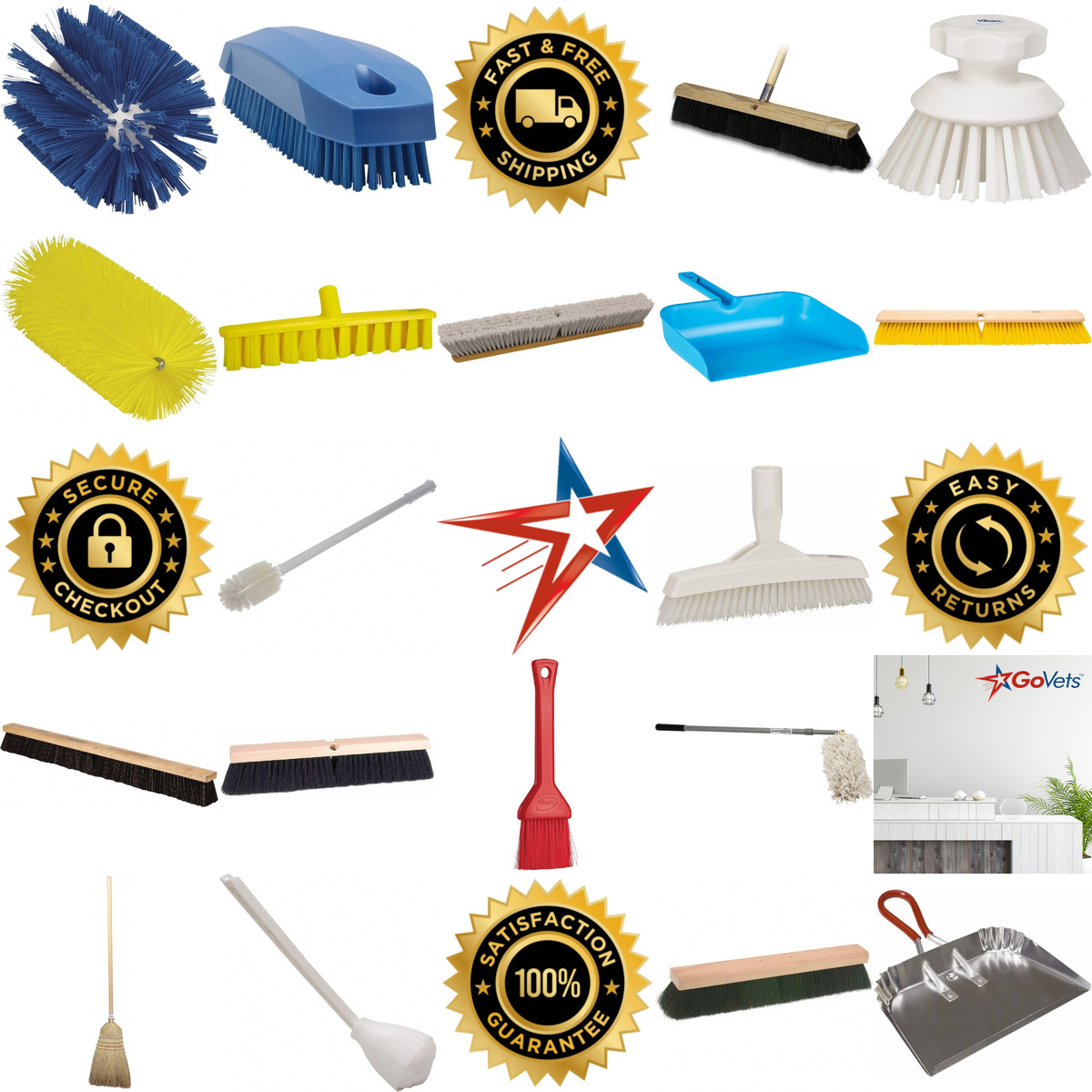 A selection of Brooms Brushes and Dusters products on GoVets