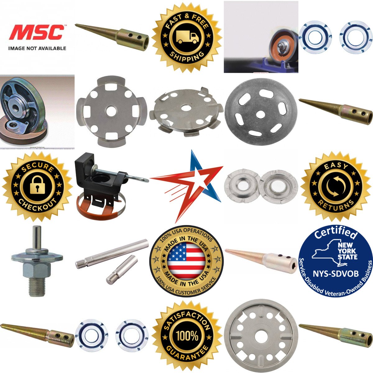 A selection of Buffing Wheel Mounting Hardware products on GoVets