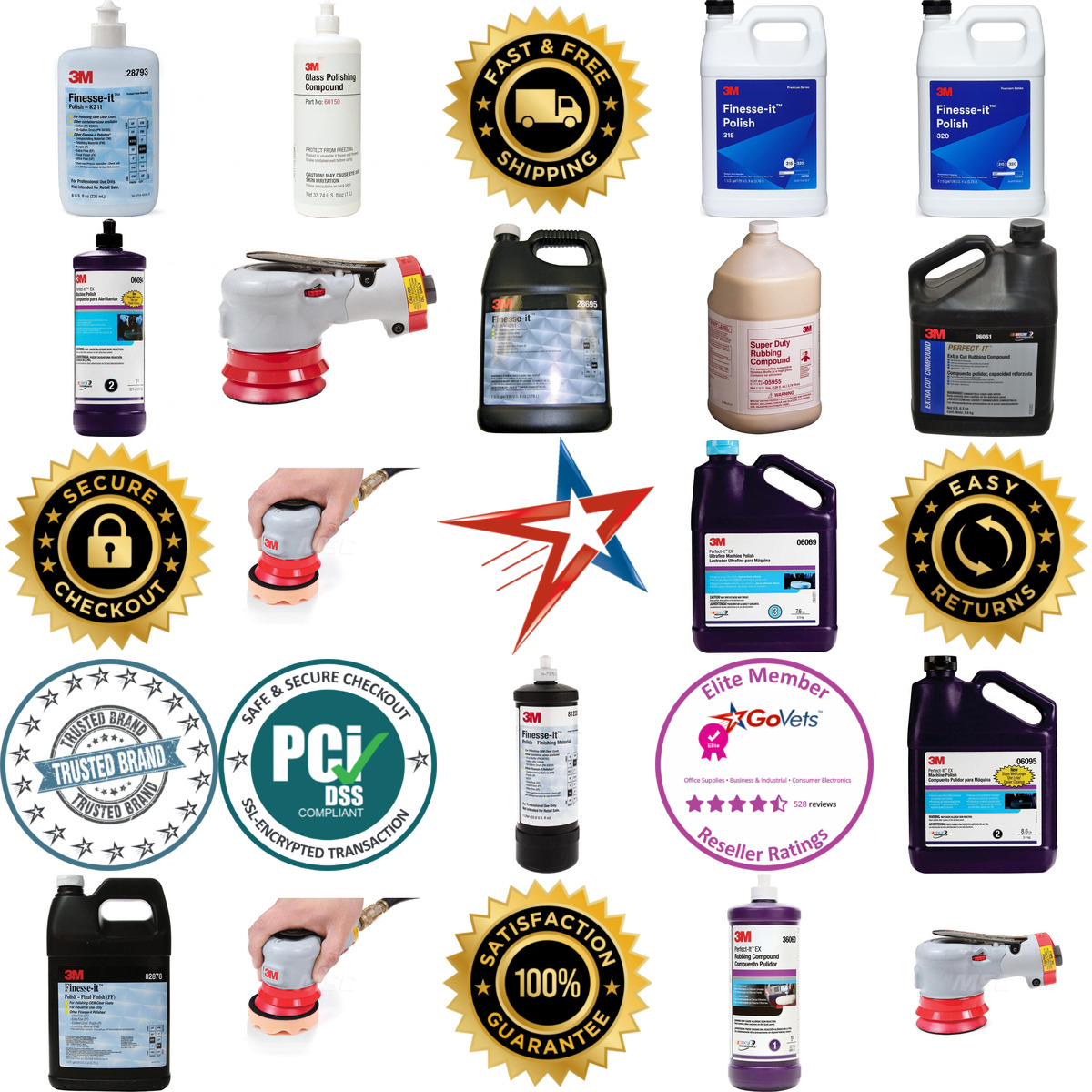 A selection of 3m products on GoVets
