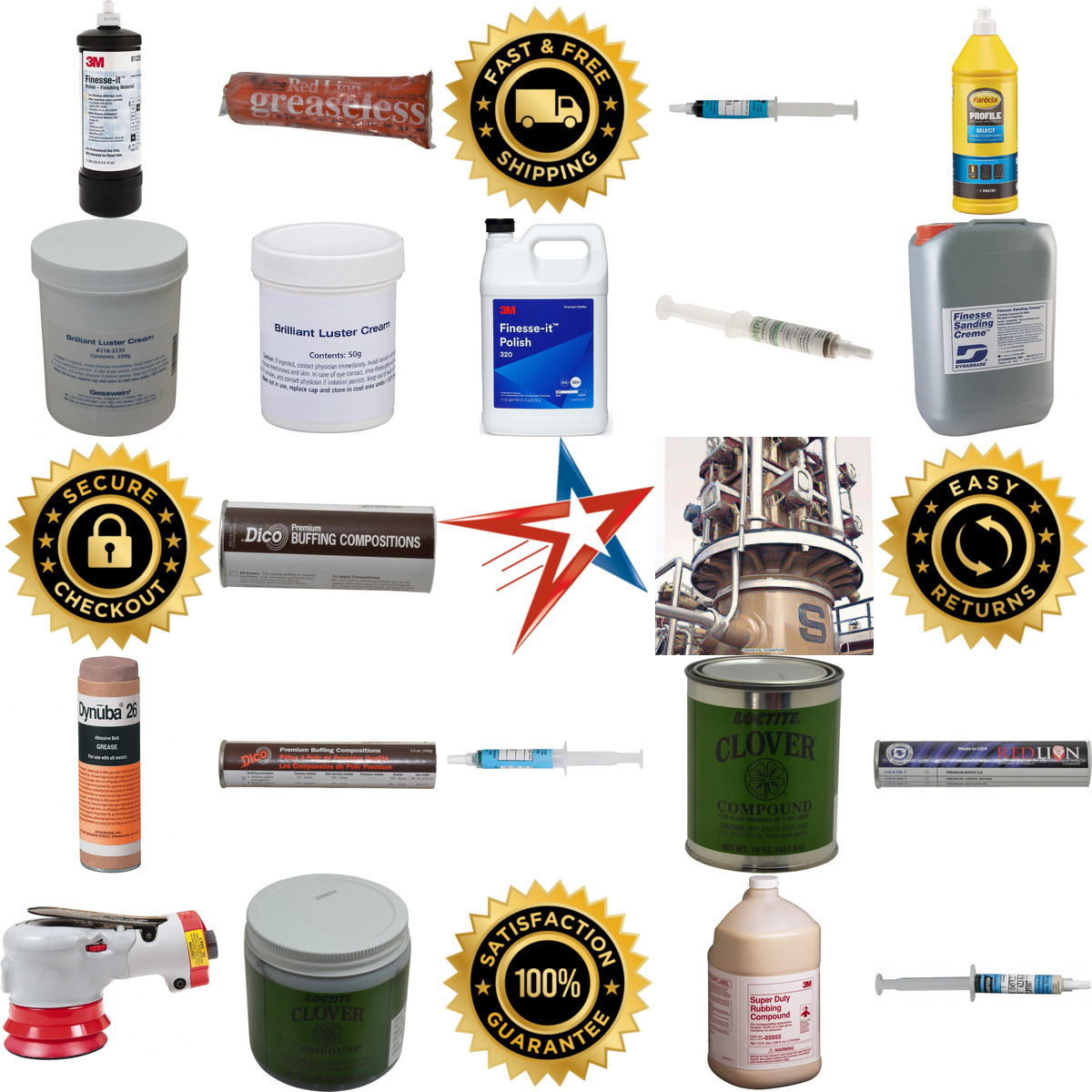 Millions of Products A selection of Buffing and Polishing Compounds products on GoVets