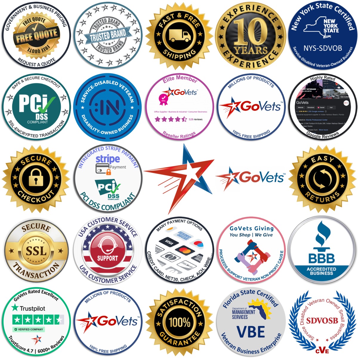 Millions of Products A selection of Building Material and Accessories products on GoVets