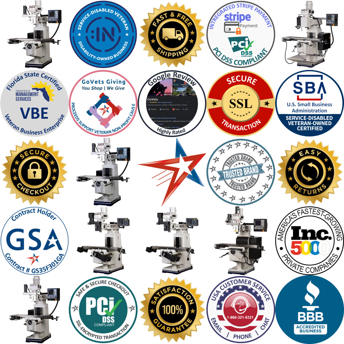 A selection of Vectrax products on GoVets