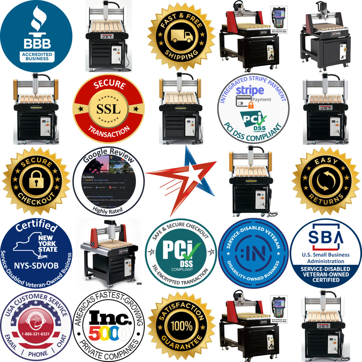 A selection of Cnc Routers products on GoVets