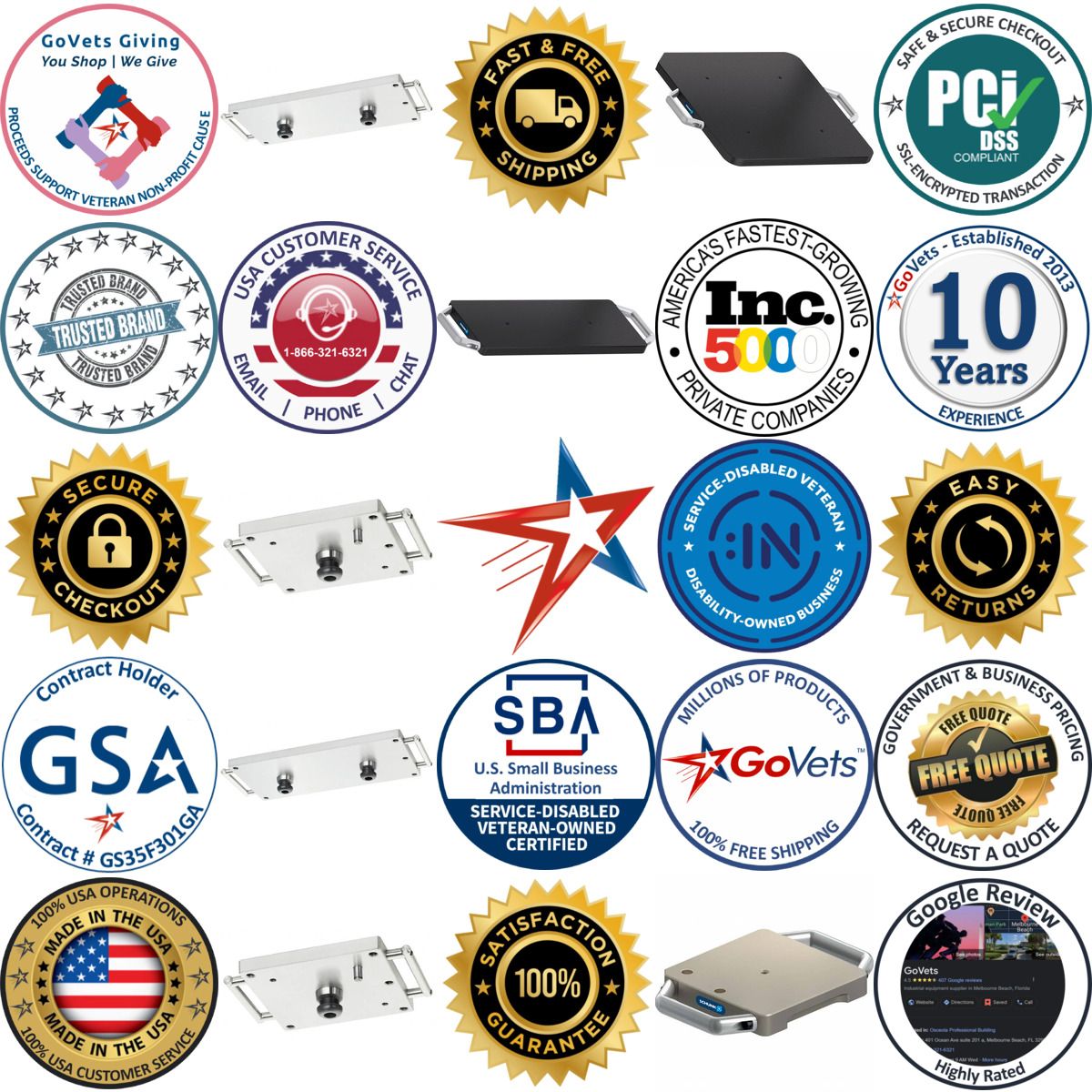 Millions of Products A selection of Schunk products on GoVets