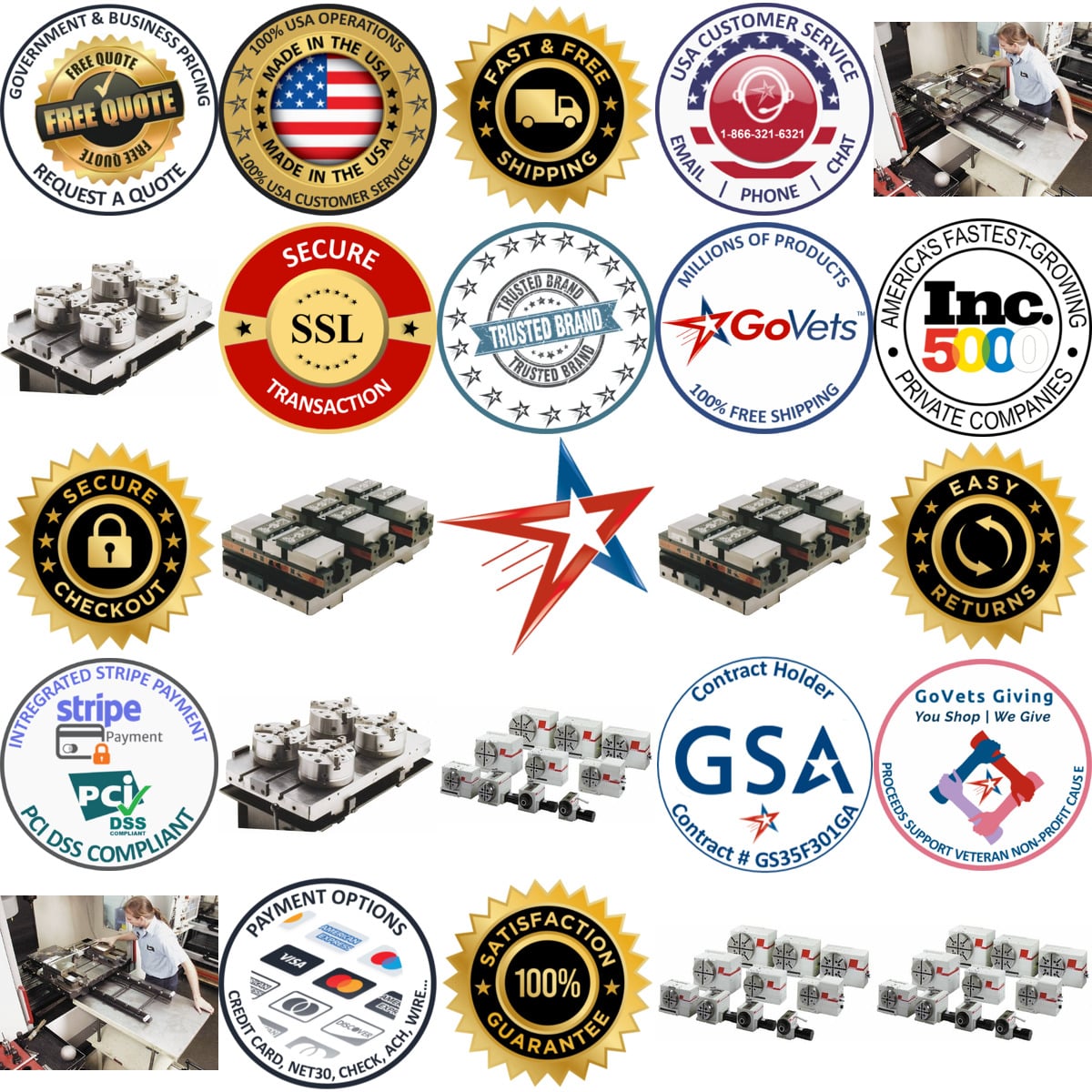 Millions of Products A selection of Cnc Pallet Switchers and Turntables products on GoVets