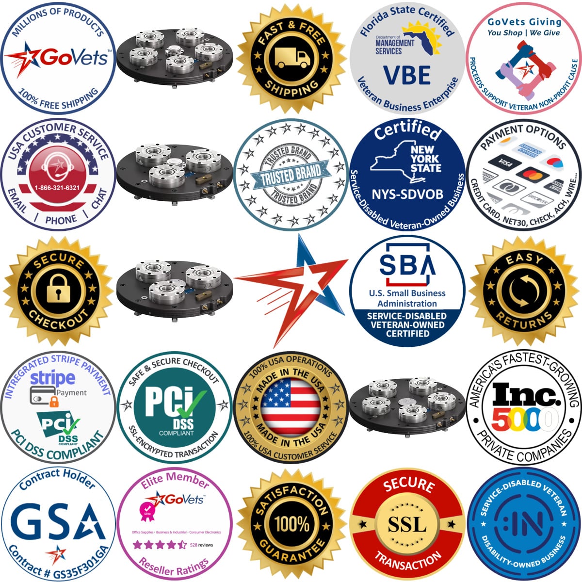 Millions of Products A selection of Schunk products on GoVets