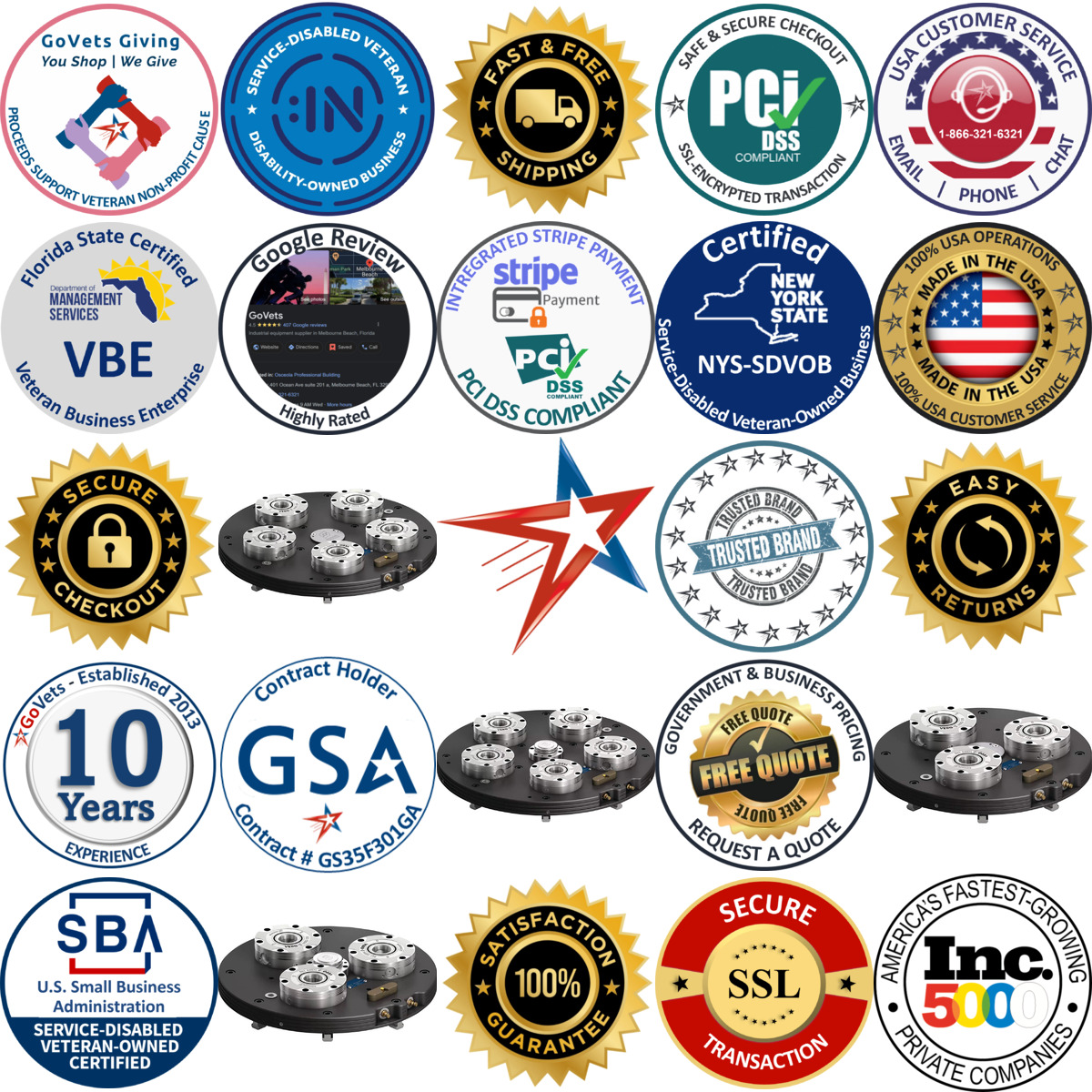 Millions of Products A selection of Cnc Stationary Clamping Modules products on GoVets