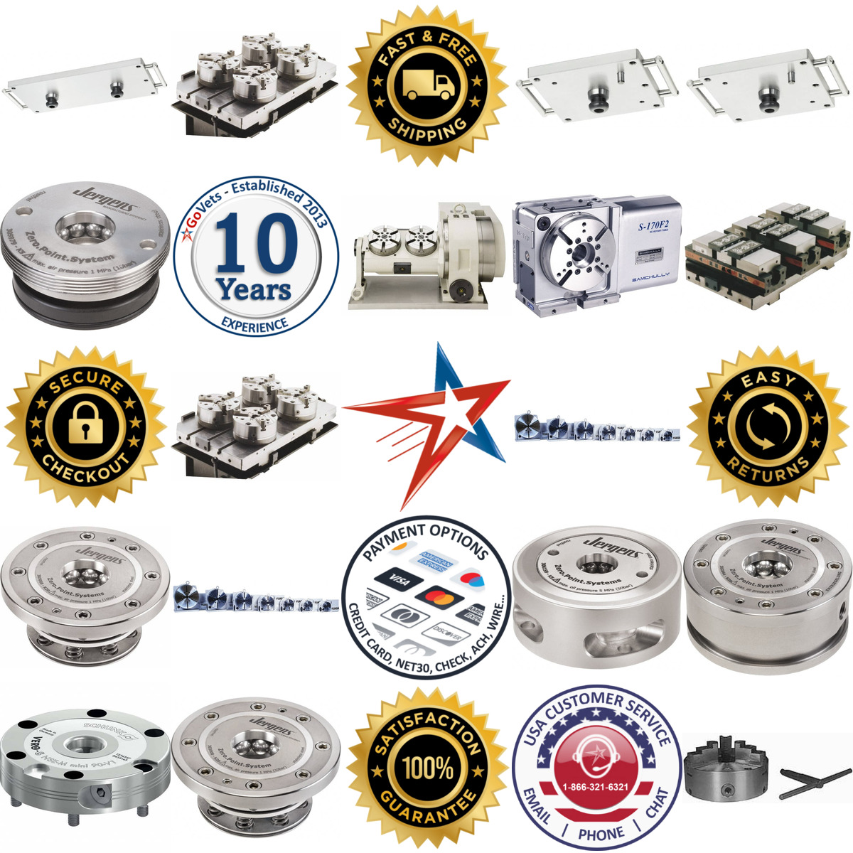 A selection of Cnc Workholding Systems products on GoVets