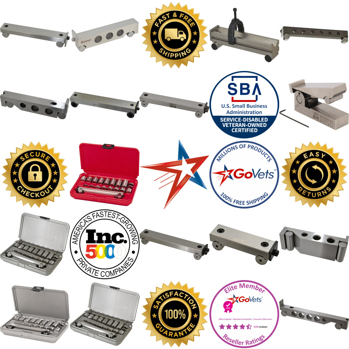 Millions of Products A selection of Sine Bars products on GoVets