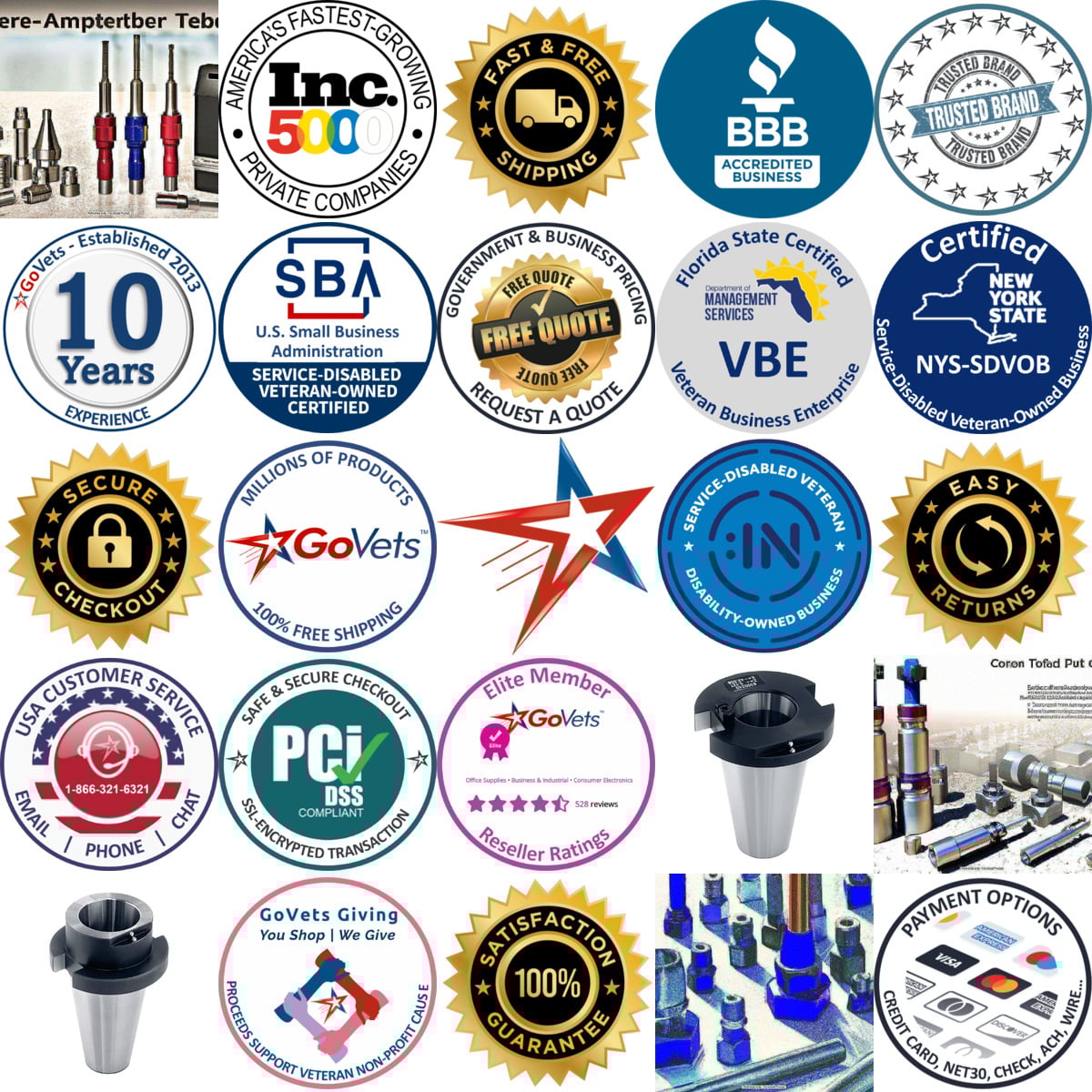 Millions of Products A selection of Tool Presetter Adapters and Accessories products on GoVets