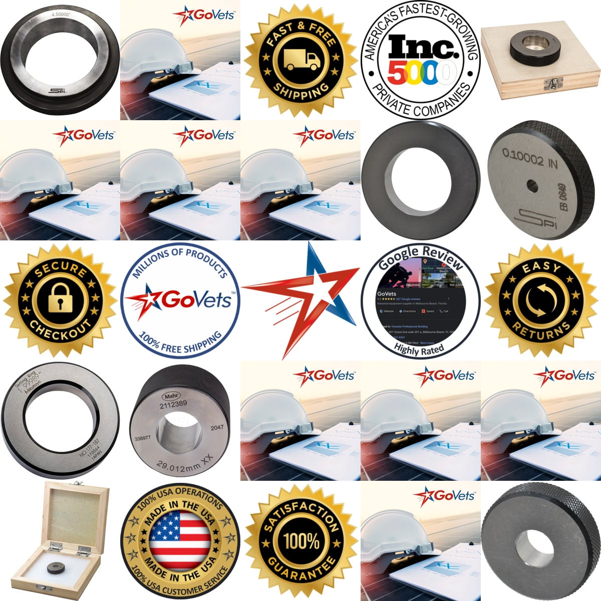 A selection of Setting Rings and Sets products on GoVets