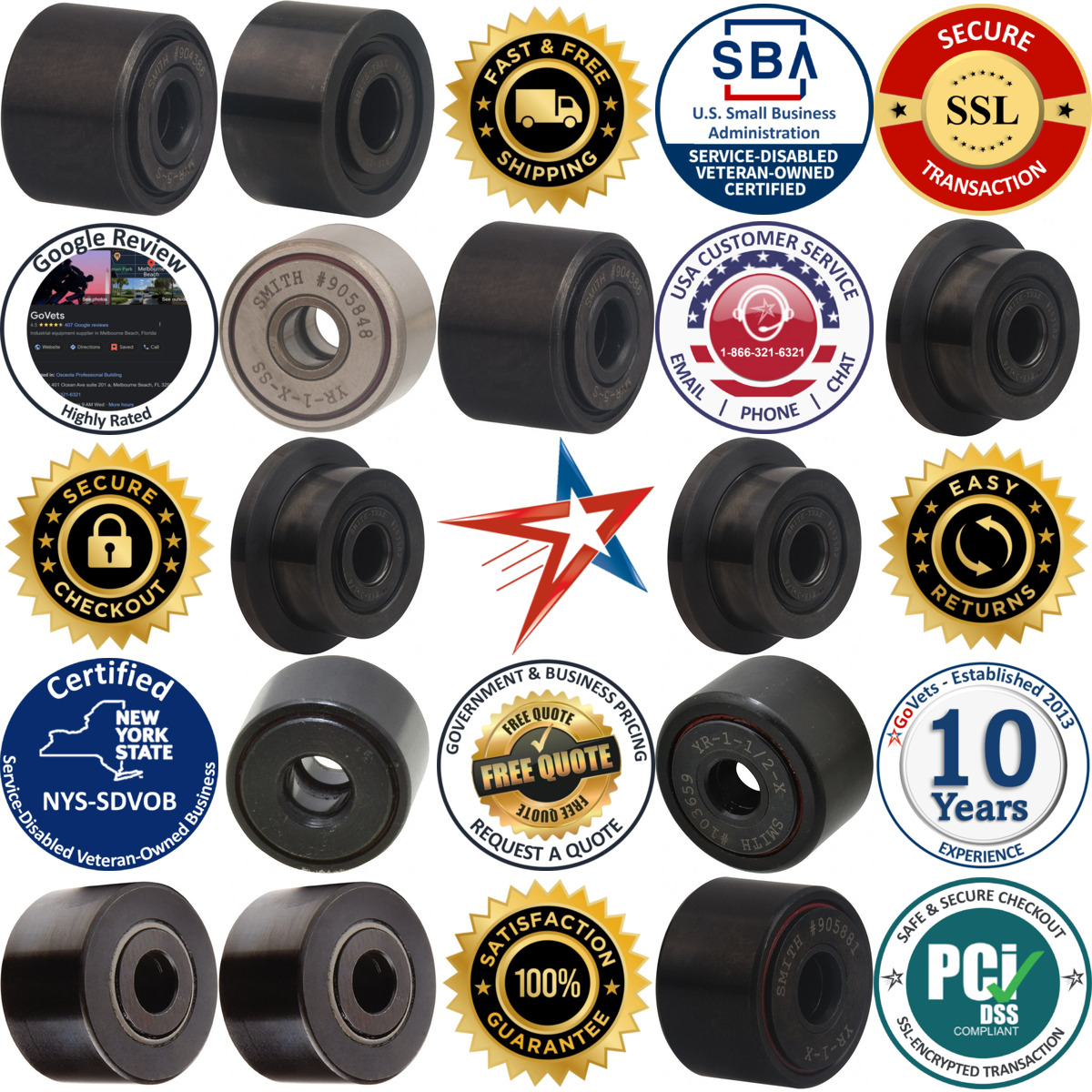 A selection of Accurate Bushing products on GoVets