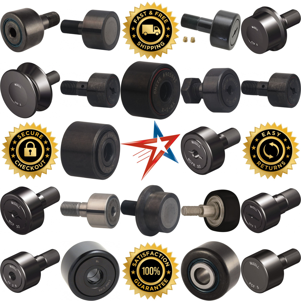 A selection of Cam Followers and Track Rollers products on GoVets