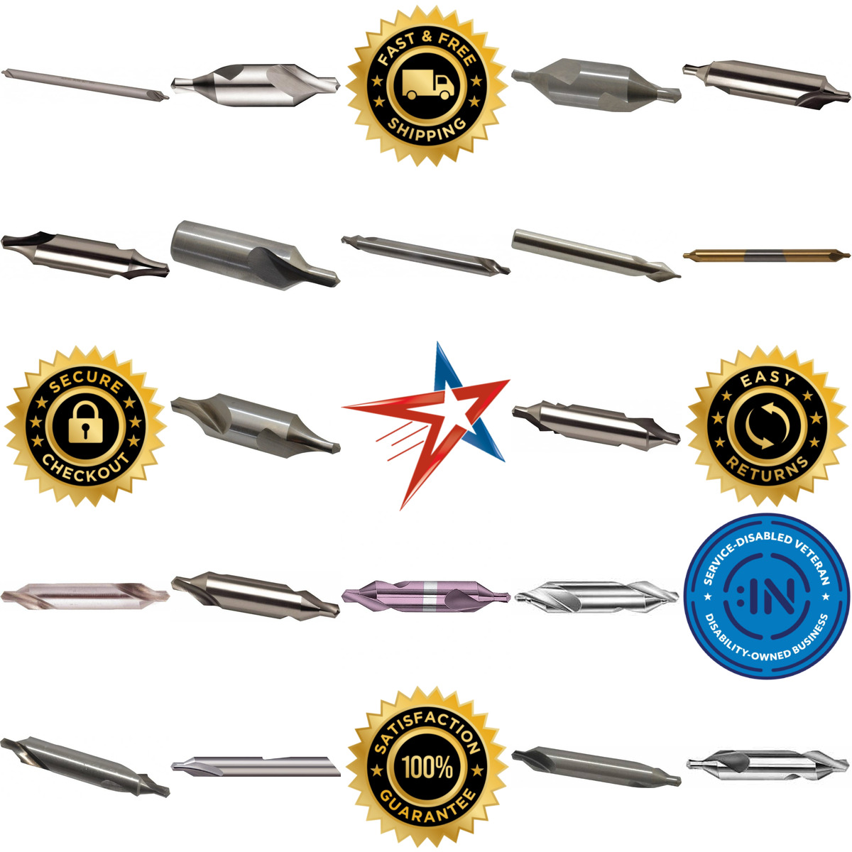 A selection of Combination Drill and Countersinks products on GoVets