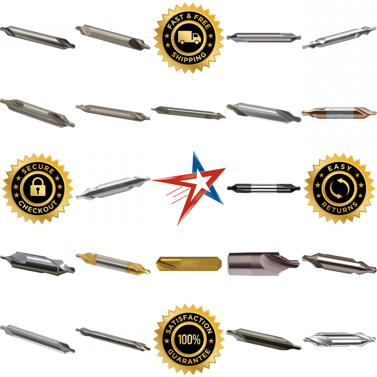A selection of Center Drills products on GoVets